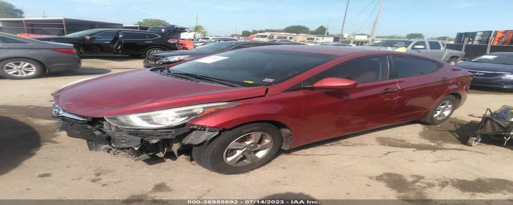 5NPDH4AEXEH481591 2014 HYUNDAI ELANTRA photo no. 2