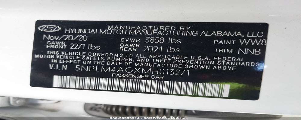 5NPLM4AGXMH013271 2021 HYUNDAI ELANTRA photo no. 9