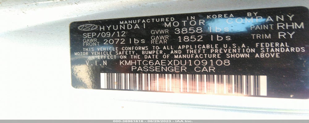 KMHTC6AEXDU109108 2013 HYUNDAI VELOSTER photo no. 9