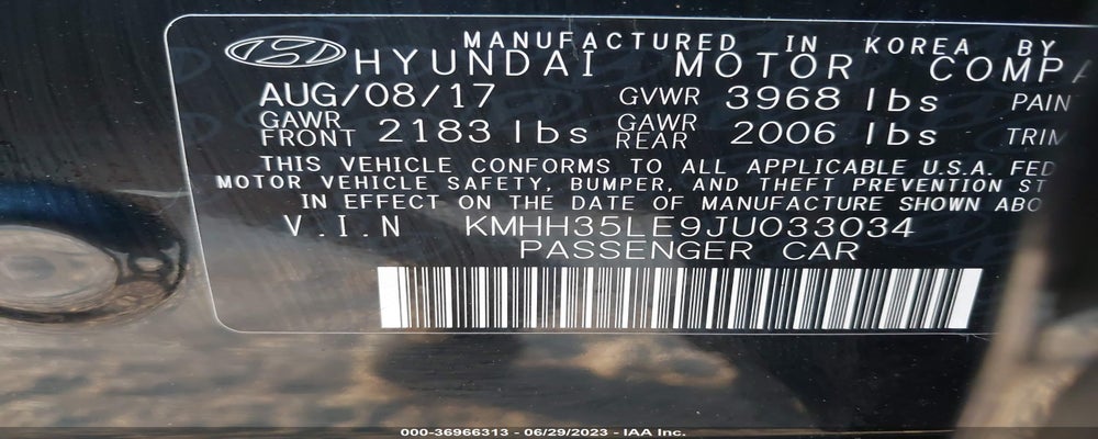 KMHH35LE9JU033034 2018 HYUNDAI ELANTRA GT photo no. 9