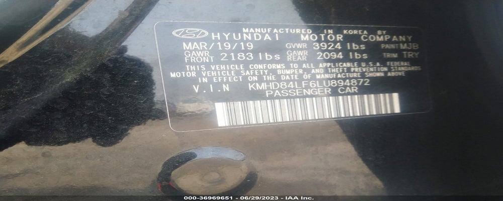 KMHD84LF6LU894872 2020 HYUNDAI ELANTRA photo no. 9