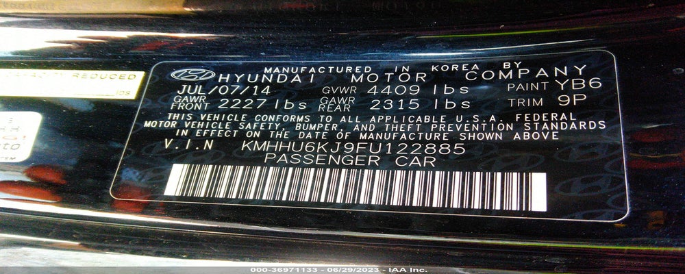 KMHHU6KJ9FU122885 2015 HYUNDAI GENESIS COUPE photo no. 9