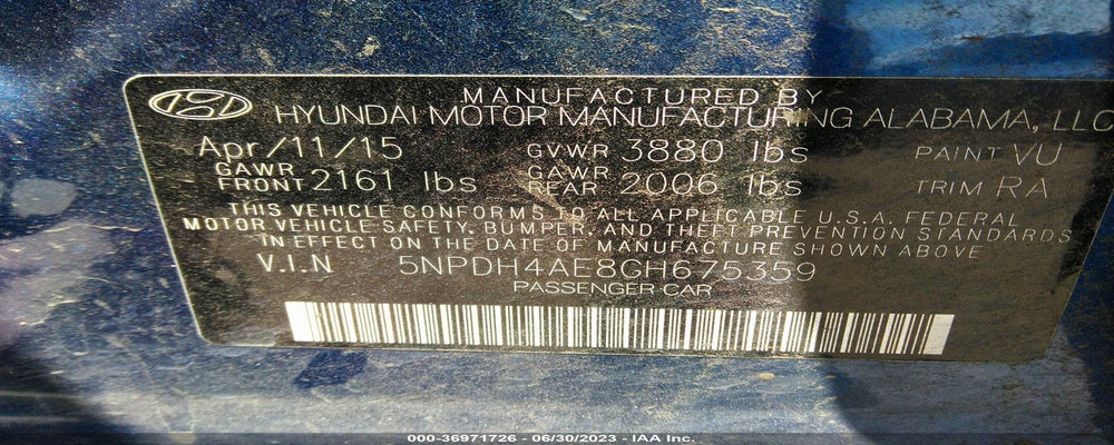 5NPDH4AE8GH675359 2016 HYUNDAI ELANTRA photo no. 9