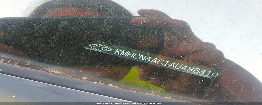 KMHCN4AC1AU498410 2010 HYUNDAI ACCENT photo no. 9
