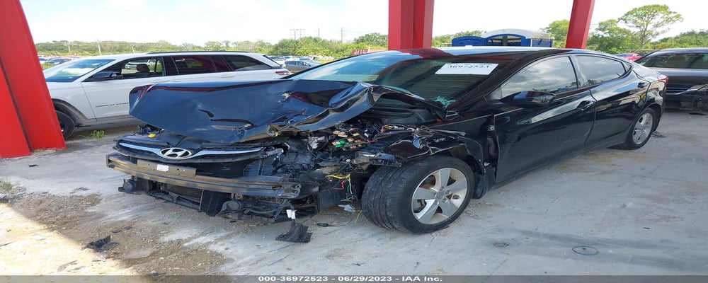 5NPDH4AEXDH396376 2013 HYUNDAI ELANTRA photo no. 2