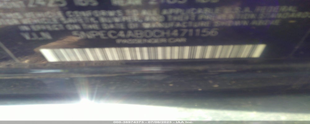5NPEC4AB0CH471156 2012 HYUNDAI SONATA photo no. 9