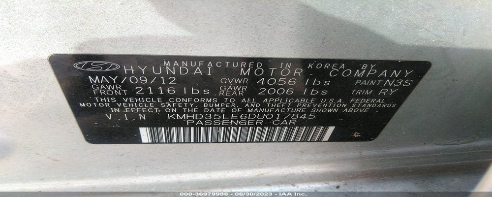KMHD35LE6DU017845 2013 HYUNDAI ELANTRA GT photo no. 9