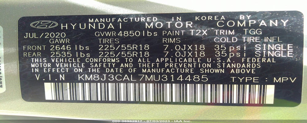 KMHJ3CAL7MU314485 2021 HYUNDAI TUCSON photo no. 9