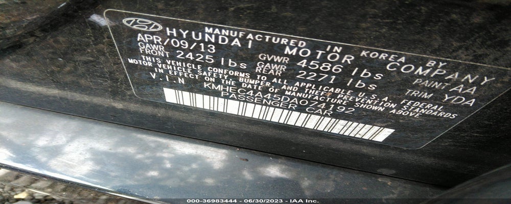 KMHEC4A45DA074192 2013 HYUNDAI SONATA HYBRID photo no. 9
