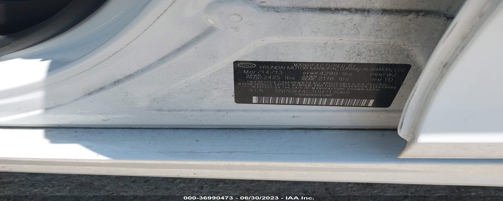 5NPEB4AC2DH712065 2013 HYUNDAI SONATA photo no. 9