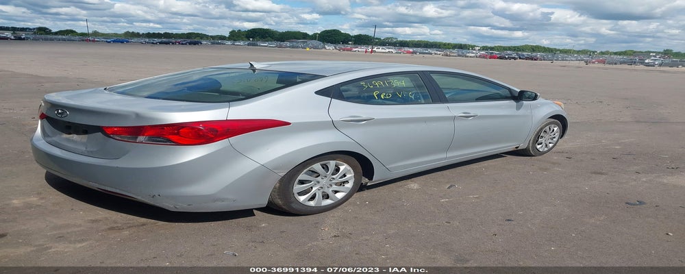 5NPDH4AEXCH065599 2012 HYUNDAI ELANTRA photo no. 4