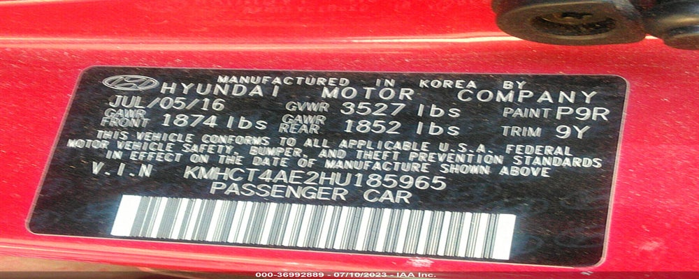 KMHCT4AE2HU185965 2017 HYUNDAI ACCENT photo no. 9