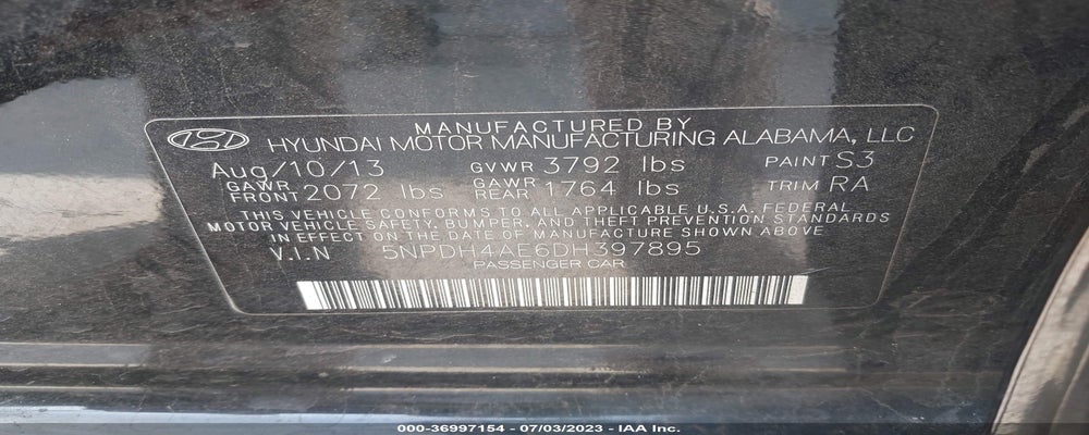 5NPDH4AE6DH397895 2013 HYUNDAI ELANTRA photo no. 9