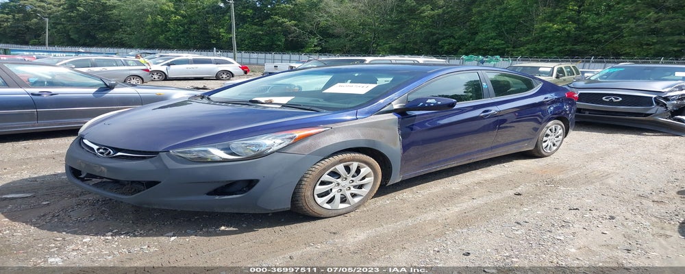 5NPDH4AE3CH123861 2012 HYUNDAI ELANTRA photo no. 2