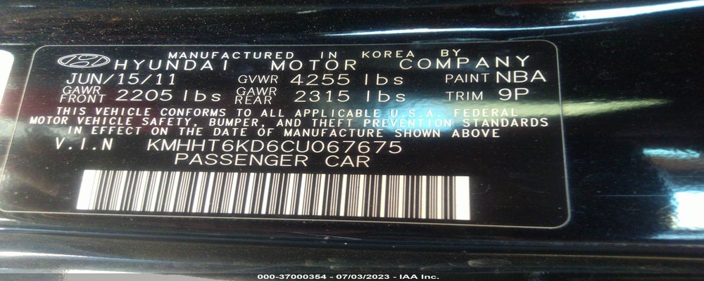 KMHHT6KD6CU067675 2012 HYUNDAI GENESIS COUPE photo no. 9