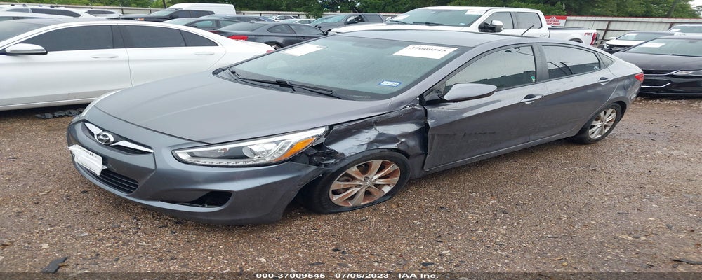 KMHCU4AEXEU750326 2014 HYUNDAI ACCENT photo no. 2