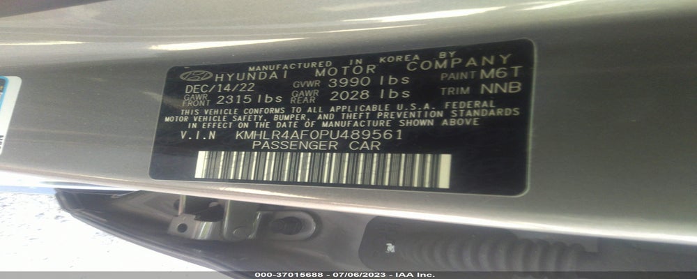KMHLR4AF0PU489561 2023 HYUNDAI ELANTRA photo no. 9