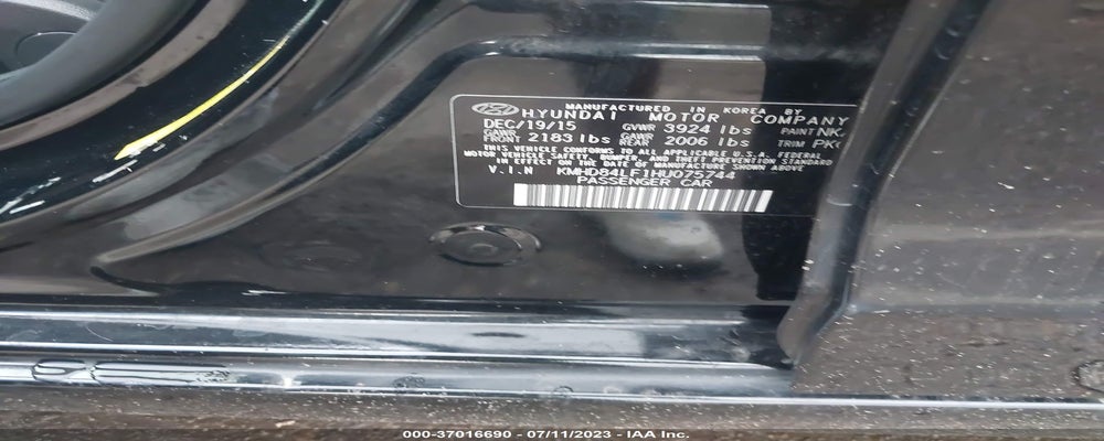 KMHD84LF1HU075744 2017 HYUNDAI ELANTRA photo no. 9