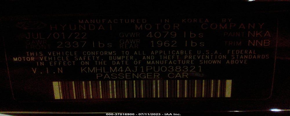 KMHLM4AJ1PU038321 2023 HYUNDAI ELANTRA HYBRID photo no. 9