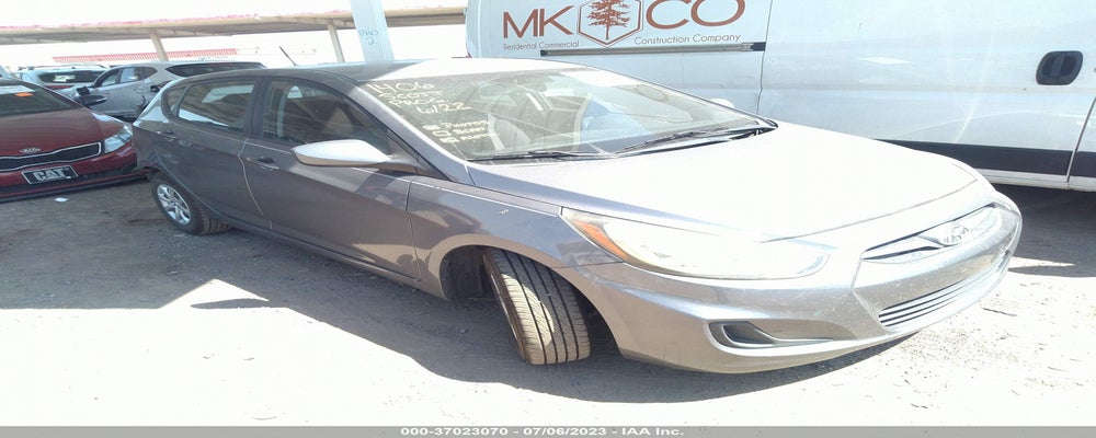 KMHCT5AE6EU190281 2014 HYUNDAI ACCENT photo no. 8
