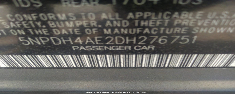 5NPDH4AE2DH276751 2013 HYUNDAI ELANTRA photo no. 9