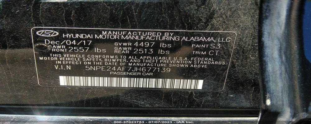5NPE24AF7JH677139 2018 HYUNDAI SONATA photo no. 9
