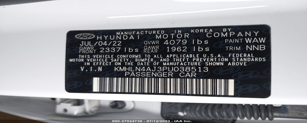 KMHLN4AJ3PU038513 2023 HYUNDAI ELANTRA HYBRID photo no. 9