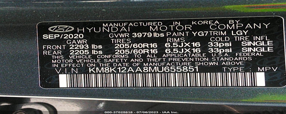 KM8K12AA8MU655851 2021 HYUNDAI KONA photo no. 9