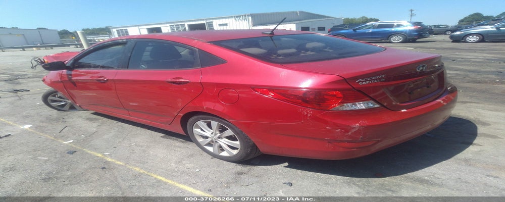 KMHCU4AEXEU770060 2014 HYUNDAI ACCENT photo no. 3