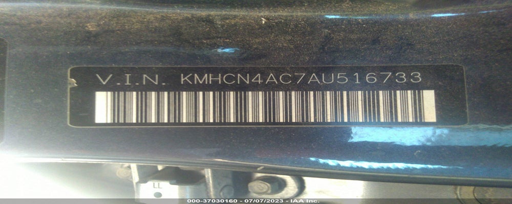 KMHCN4AC7AU516733 2010 HYUNDAI ACCENT photo no. 9