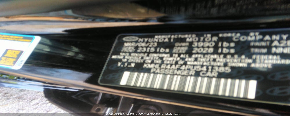 KMHLR4AF4PU541385 2023 HYUNDAI ELANTRA photo no. 9