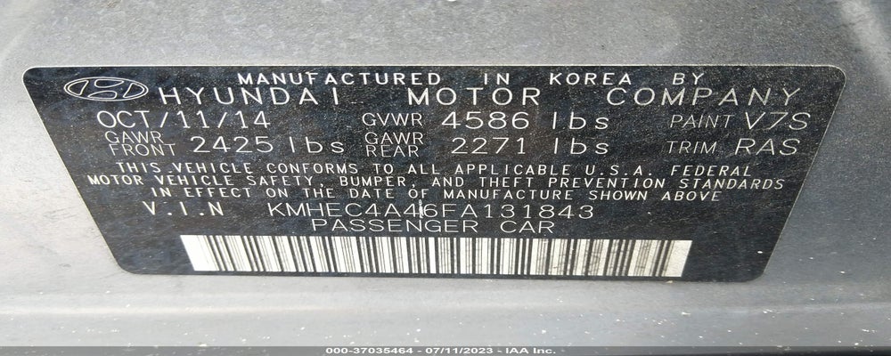KMHEC4A46FA131843 2015 HYUNDAI SONATA HYBRID photo no. 9