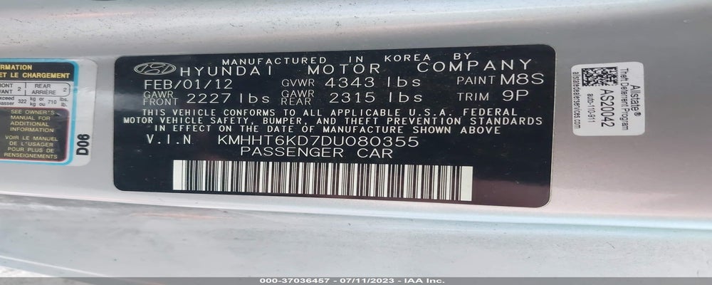 KMHHT6KD7DU080355 2013 HYUNDAI GENESIS COUPE photo no. 9