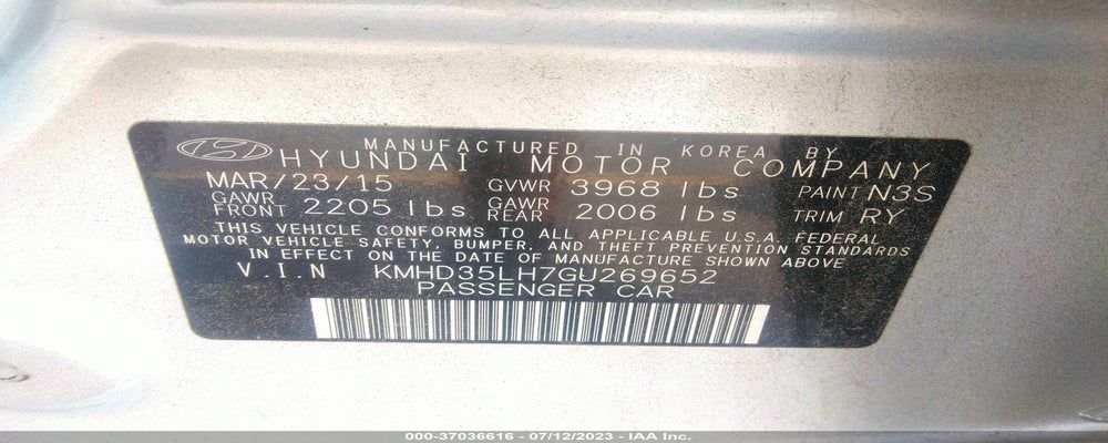 KMHD35LH7GU269652 2016 HYUNDAI ELANTRA GT photo no. 9