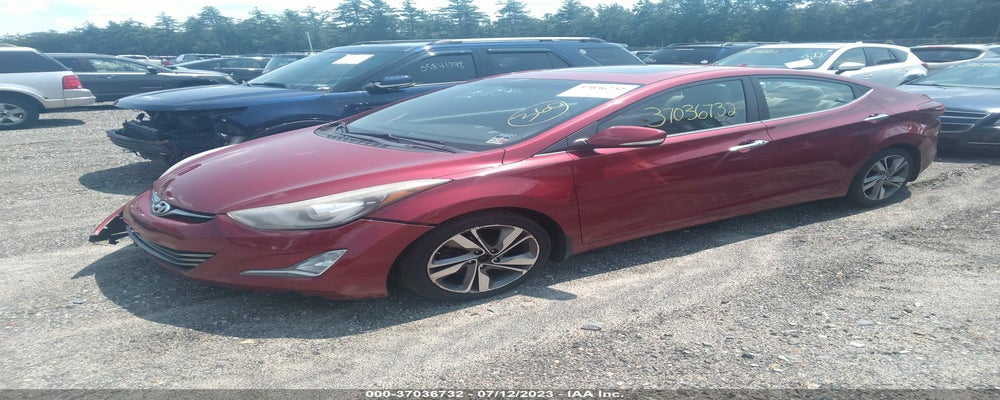 5NPDH4AE2EH533523 2014 HYUNDAI ELANTRA photo no. 2