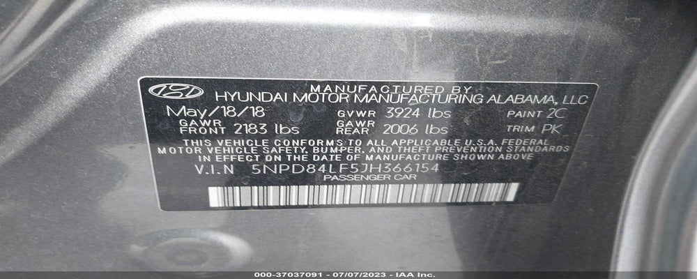 5NPD84LF5JH366154 2018 HYUNDAI ELANTRA photo no. 9