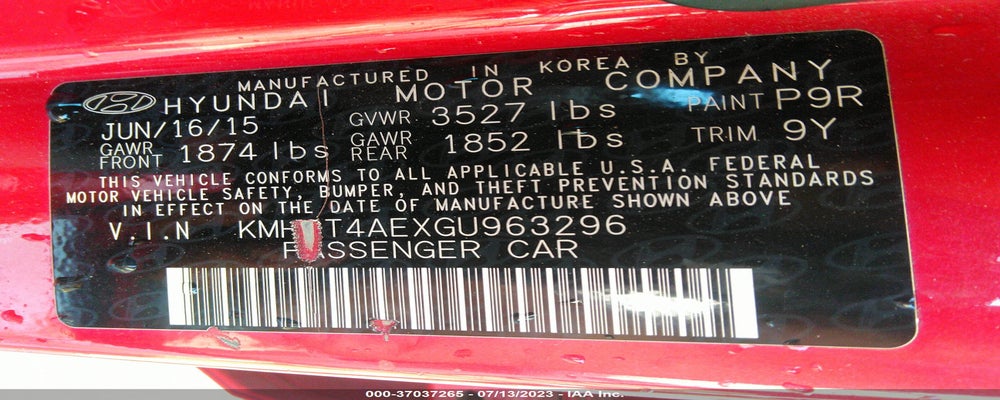 KMHCT4AEXGU963296 2016 HYUNDAI ACCENT photo no. 9