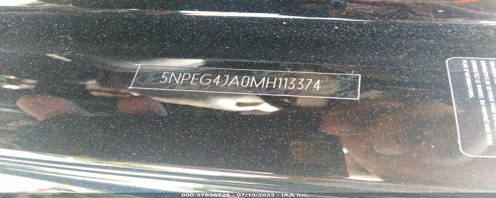 5NPEG4JA0MH113374 2021 HYUNDAI SONATA photo no. 9