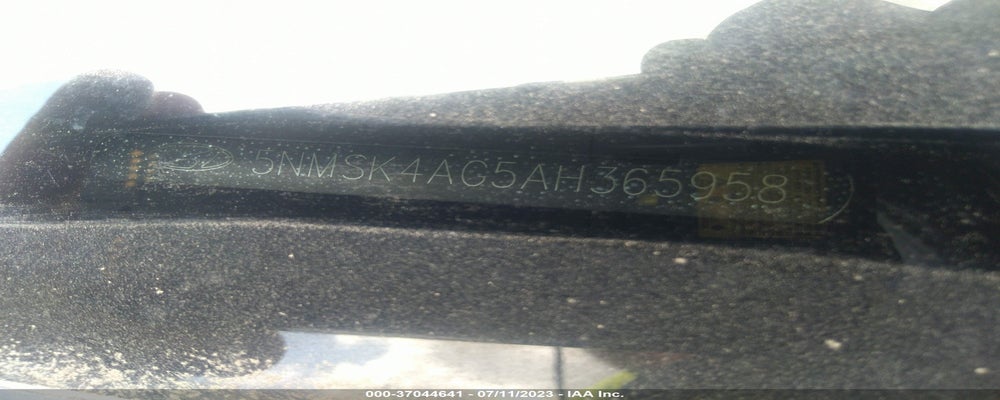 5NMSK4AG5AH365958 2010 HYUNDAI SANTA FE photo no. 9