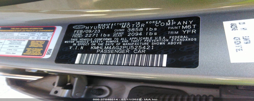 KMHLM4AG2PU525421 2023 HYUNDAI ELANTRA photo no. 9