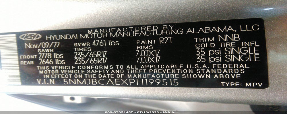 5NMJBCAEXPH199515 2023 HYUNDAI TUCSON photo no. 9