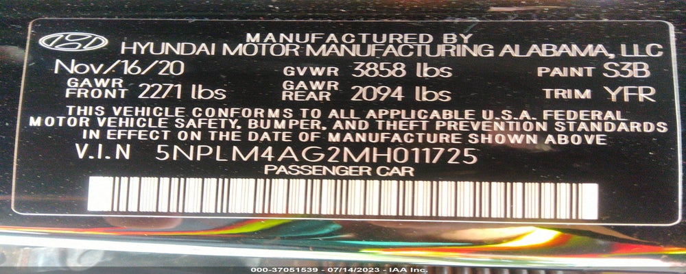 5NPLM4AG2MH011725 2021 HYUNDAI ELANTRA photo no. 9
