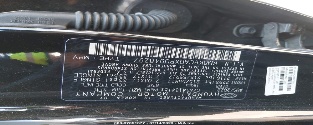 KM8K6CABXPU948297 2023 HYUNDAI KONA photo no. 9
