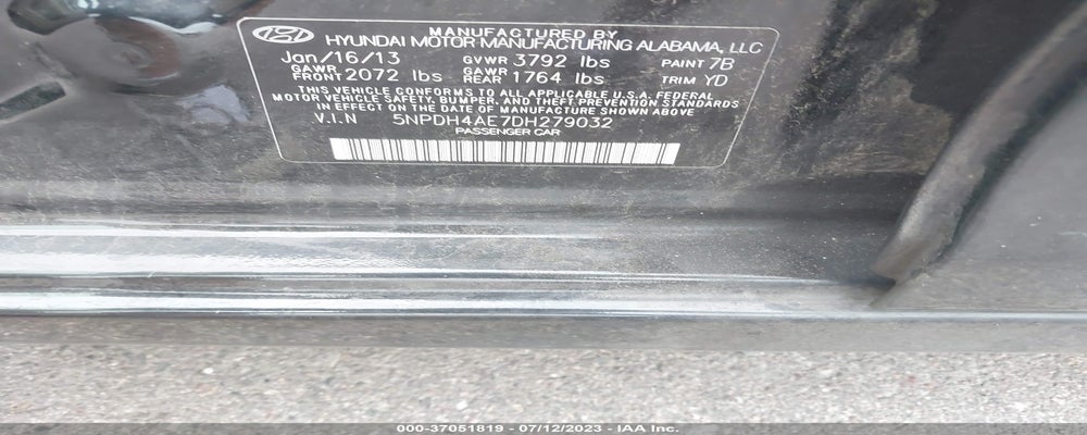 5NPDH4AE7DH279032 2013 HYUNDAI ELANTRA photo no. 9