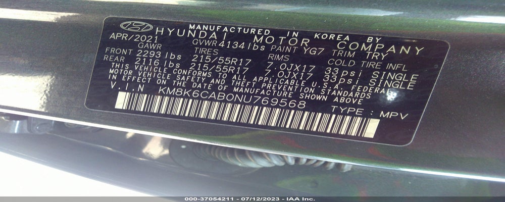 KM8K6CAB0NU769568 2022 HYUNDAI KONA photo no. 9
