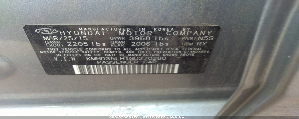 KMHD35LH1GU270280 2016 HYUNDAI ELANTRA GT photo no. 9