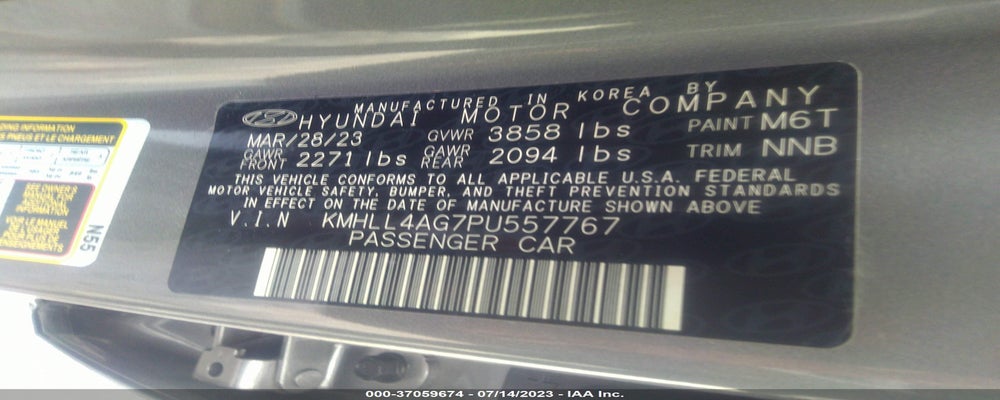 KMHLL4AG7PU557767 2023 HYUNDAI ELANTRA photo no. 9