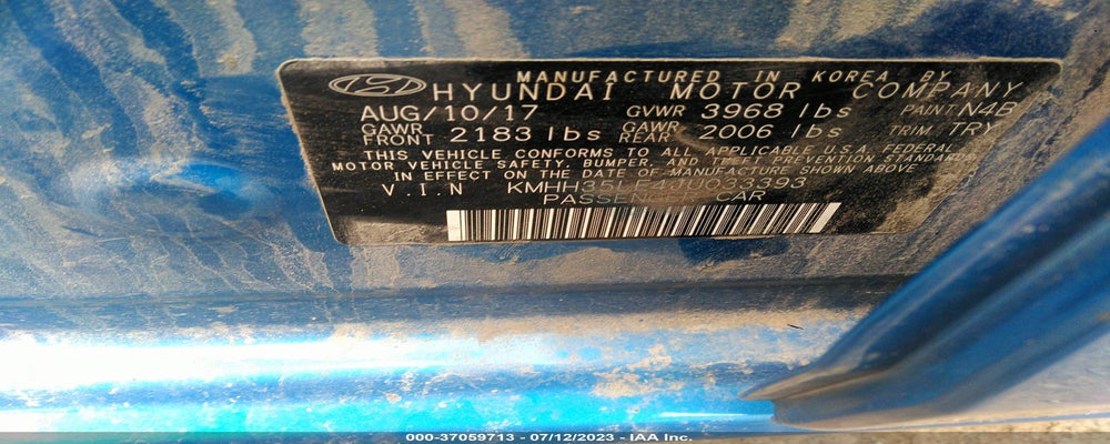 KMHH35LE4JU033393 2018 HYUNDAI ELANTRA GT photo no. 9