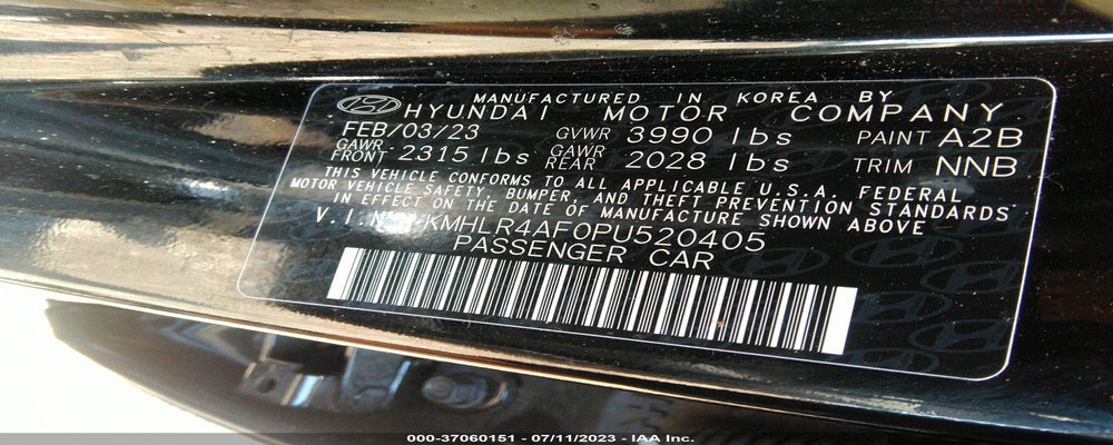 KMHLR4AF0PU520405 2023 HYUNDAI ELANTRA photo no. 9