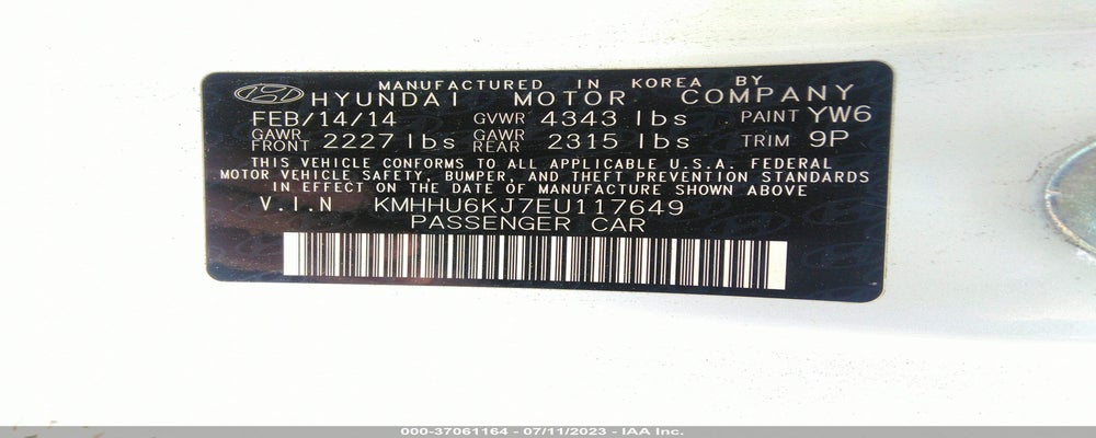 KMHHU6KJ7EU117649 2014 HYUNDAI GENESIS COUPE photo no. 9